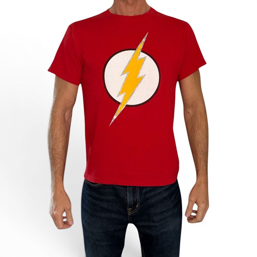 Dc-comics Men's Red T-shirt